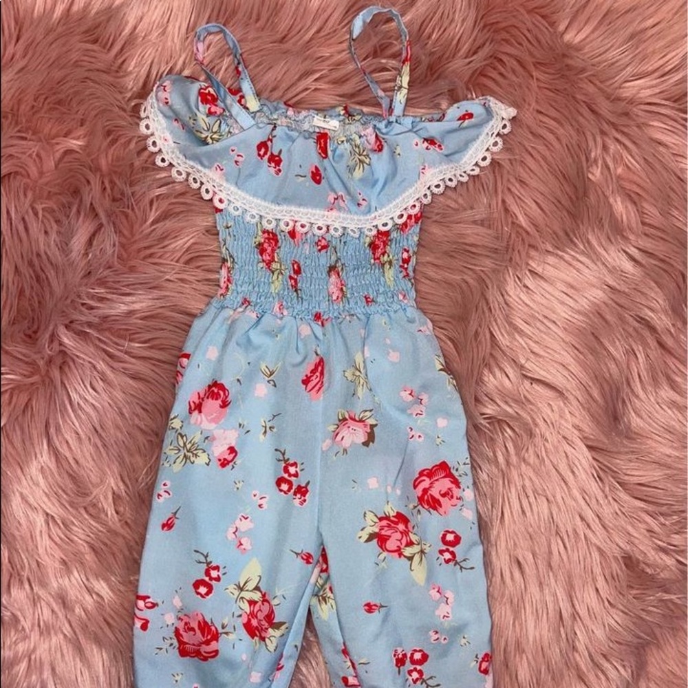Floral Lace Romper